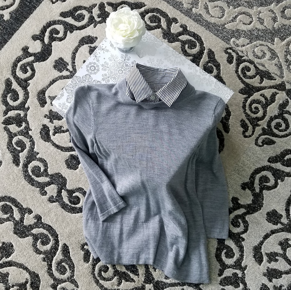 Like New Kate Spade Broom Street Grey top.  Sz: S
